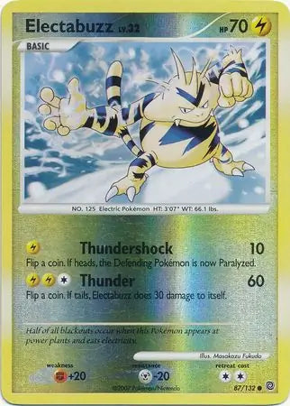 Electabuzz 87/132 (Secret Wonders)  - Reverse Holofoil | Good Games Adelaide SA