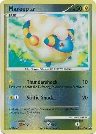 Mareep 94/132 (Secret Wonders)  - Reverse Holofoil | Good Games Adelaide SA