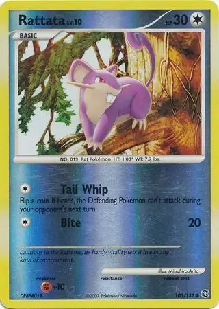 Rattata 103/132 (Secret Wonders)  - Reverse Holofoil | Good Games Adelaide SA