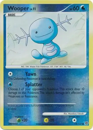 Wooper 118/132 (Secret Wonders)  - Reverse Holofoil | Good Games Adelaide SA