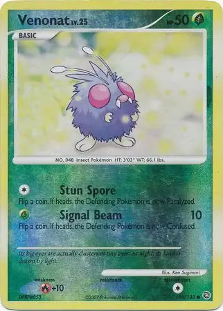 Venonat 116/132 (Secret Wonders)  - Reverse Holofoil | Good Games Adelaide SA