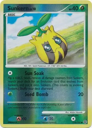 Sunkern 114/132 (Secret Wonders)  - Reverse Holofoil | Good Games Adelaide SA