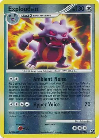 Exploud 17/106 (Great Encounters)  - Reverse Holofoil | Good Games Adelaide SA