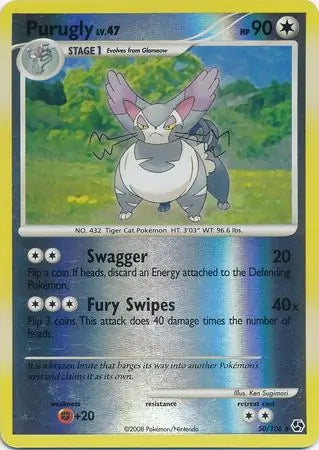 Purugly 50/106 (Great Encounters)  - Reverse Holofoil | Good Games Adelaide SA