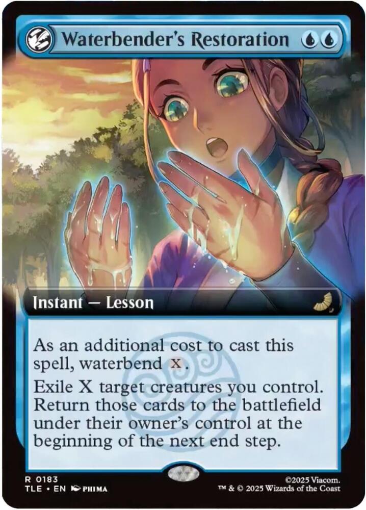 Waterbenders Restoration Extended Art 183 (Avatar: The Last Airbender: Eternal-Legal)  - Foil | Good Games Adelaide SA