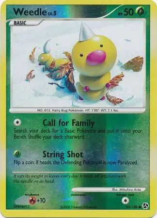 Weedle 93/106 (Great Encounters)  - Reverse Holofoil | Good Games Adelaide SA