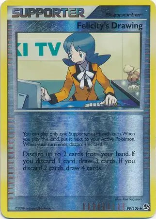 Felicitys Drawing 98/106 (Great Encounters)  - Reverse Holofoil | Good Games Adelaide SA