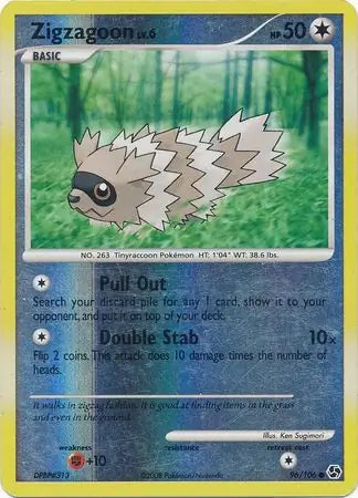 Zigzagoon 96/106 (Great Encounters)  - Reverse Holofoil | Good Games Adelaide SA