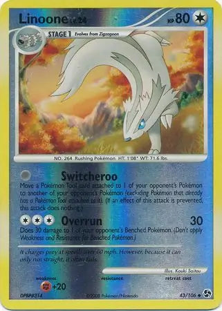 Linoone 43/106 (Great Encounters)  - Reverse Holofoil | Good Games Adelaide SA