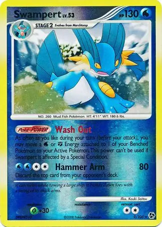 Swampert 9/106 (Great Encounters)  - Reverse Holofoil | Good Games Adelaide SA