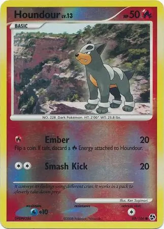 Houndour 69/106 (Great Encounters)  - Reverse Holofoil | Good Games Adelaide SA