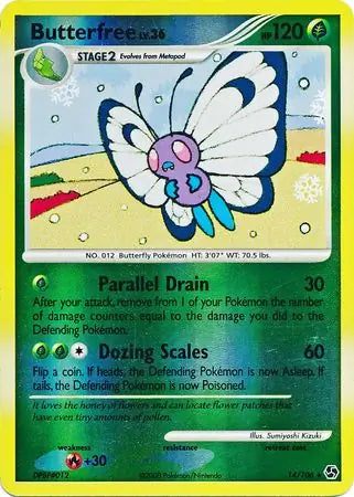 Butterfree 14/106 (Great Encounters)  - Reverse Holofoil | Good Games Adelaide SA