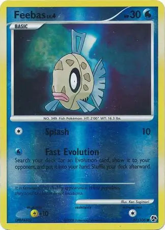 Feebas 67/106 (Great Encounters)  - Reverse Holofoil | Good Games Adelaide SA