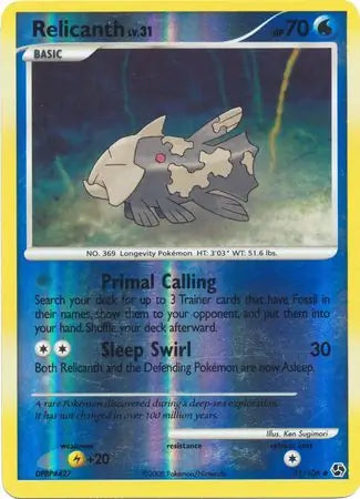 Relicanth 51/106 (Great Encounters)  - Reverse Holofoil | Good Games Adelaide SA