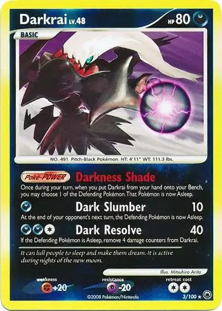 Darkrai 3/100 (Majestic Dawn)  - Reverse Holofoil | Good Games Adelaide SA