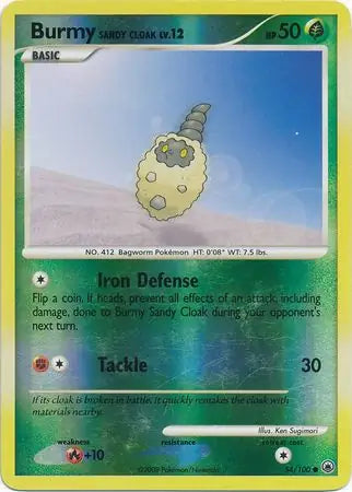 Burmy Sandy Cloak 54/100 (Majestic Dawn)  - Reverse Holofoil | Good Games Adelaide SA