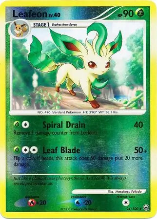 Leafeon 24/100 (Majestic Dawn)  - Reverse Holofoil | Good Games Adelaide SA