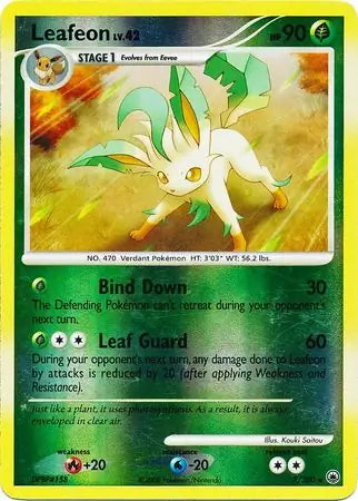 Leafeon 7/100 (Majestic Dawn)  - Reverse Holofoil | Good Games Adelaide SA