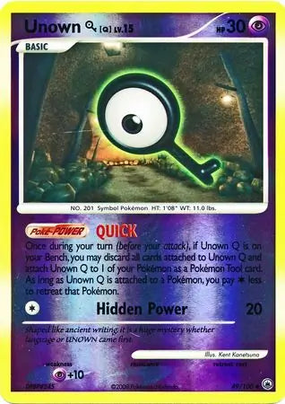 Unown Q 49/100 (Majestic Dawn)  - Reverse Holofoil | Good Games Adelaide SA