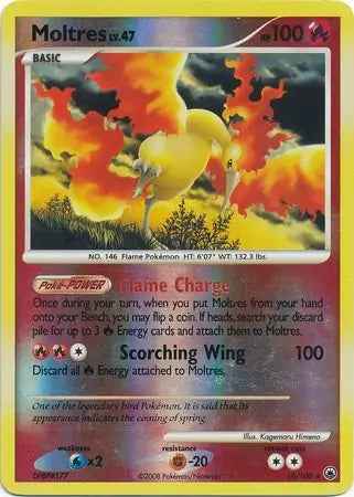 Moltres 10/100 (Majestic Dawn)  - Reverse Holofoil | Good Games Adelaide SA