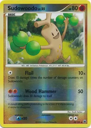 Sudowoodo 48/100 (Majestic Dawn)  - Reverse Holofoil | Good Games Adelaide SA