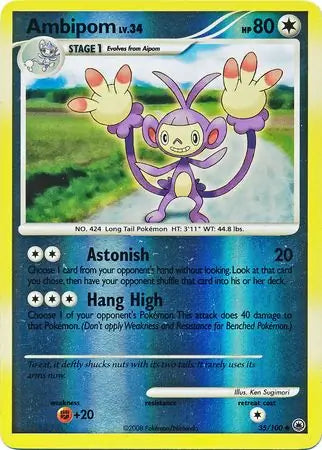 Ambipom 35/100 (Majestic Dawn)  - Reverse Holofoil | Good Games Adelaide SA