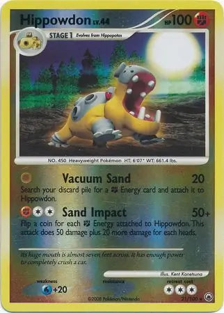 Hippowdon 21/100 (Majestic Dawn)  - Reverse Holofoil | Good Games Adelaide SA