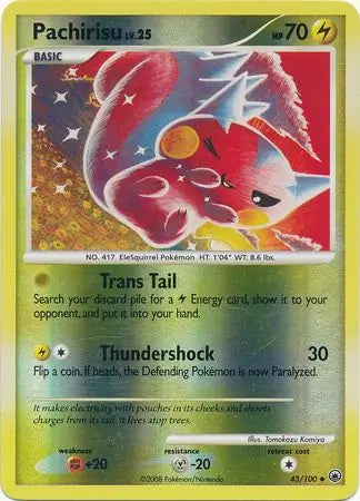 Pachirisu 43/100 (Majestic Dawn)  - Reverse Holofoil | Good Games Adelaide SA