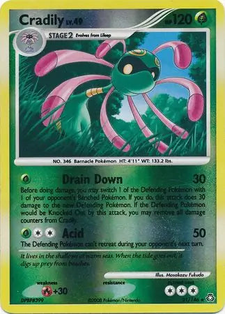 Cradily 21/146 (Legends Awakened)  - Reverse Holofoil | Good Games Adelaide SA