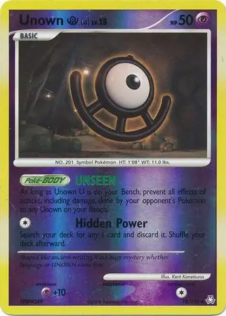 Unown U 78/146 (Legends Awakened)  - Reverse Holofoil | Good Games Adelaide SA