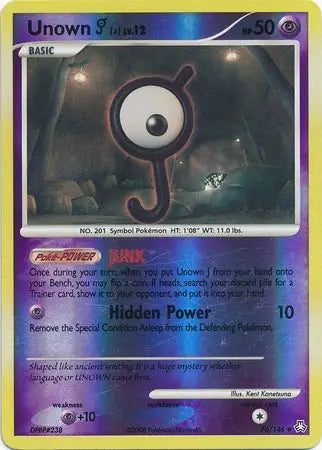 Unown J 76/146 (Legends Awakened)  - Reverse Holofoil | Good Games Adelaide SA