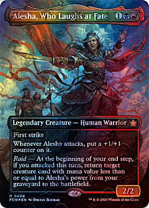 Alesha, Who Laughs at Fate 404 (Foundations)  - Foil | Good Games Adelaide SA