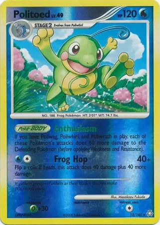 Politoed 12/146 (Legends Awakened)  - Reverse Holofoil | Good Games Adelaide SA