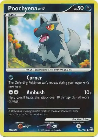 Poochyena 116/146 (Legends Awakened)  - Reverse Holofoil | Good Games Adelaide SA