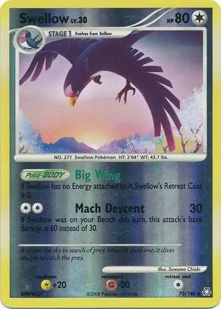 Swellow 73/146 (Legends Awakened)  - Reverse Holofoil | Good Games Adelaide SA