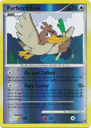 Farfetch'd 38/100 (Stormfront)  - Reverse Holofoil | Good Games Adelaide SA