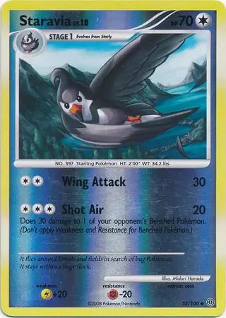 Staravia 52/100 (Stormfront)  - Reverse Holofoil | Good Games Adelaide SA