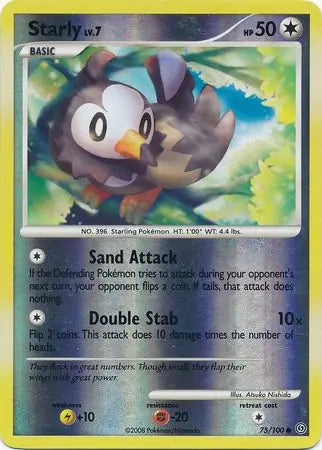 Starly 75/100 (Stormfront)  - Reverse Holofoil | Good Games Adelaide SA