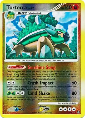 Torterra 11/100 (Stormfront)  - Reverse Holofoil | Good Games Adelaide SA