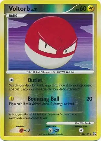 Voltorb 81/100 (Stormfront)  - Reverse Holofoil | Good Games Adelaide SA