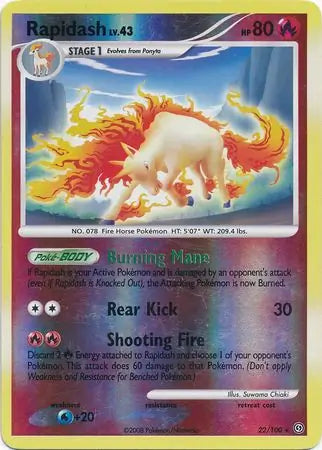 Rapidash 22/100 (Stormfront)  - Reverse Holofoil | Good Games Adelaide SA