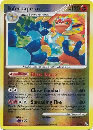 Infernape 3/100 (Stormfront)  - Reverse Holofoil | Good Games Adelaide SA