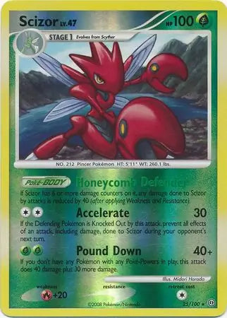 Scizor 25/100 (Stormfront)  - Reverse Holofoil | Good Games Adelaide SA