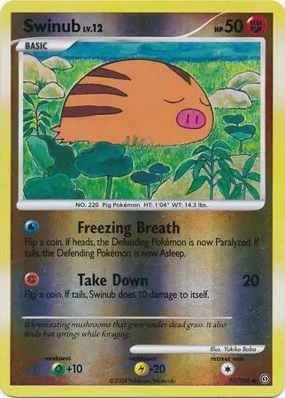 Swinub 77/100 (Stormfront)  - Reverse Holofoil | Good Games Adelaide SA