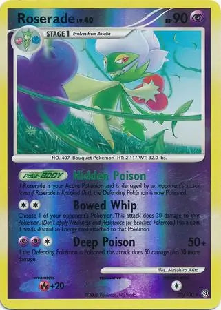 Roserade 23/100 (Stormfront)  - Reverse Holofoil | Good Games Adelaide SA