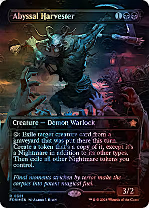 Abyssal Harvester 381 (Foundations)  - Foil | Good Games Adelaide SA