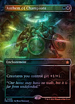 Anthem of Champions 405 (Foundations)  - Foil | Good Games Adelaide SA