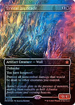 Crystal Barricade 365 (Foundations)  - Foil | Good Games Adelaide SA