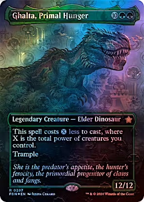Ghalta, Primal Hunger 397 (Foundations)  - Foil | Good Games Adelaide SA