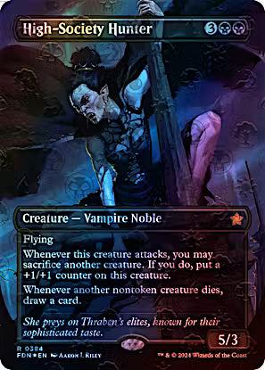 High-Society Hunter 384 (Foundations)  - Foil | Good Games Adelaide SA